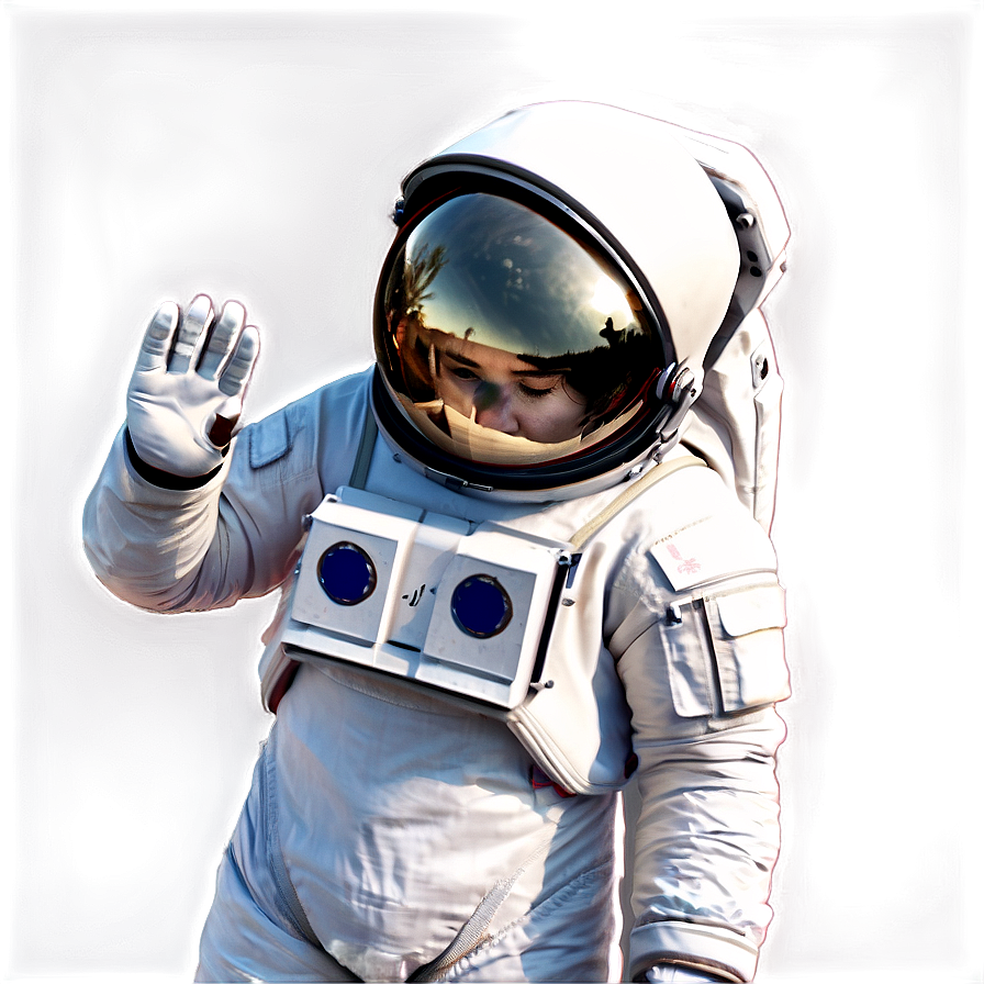 Female Astronaut Png Qhu PNG Image