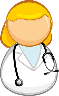 Female Doctor Avatar Clipart PNG Image