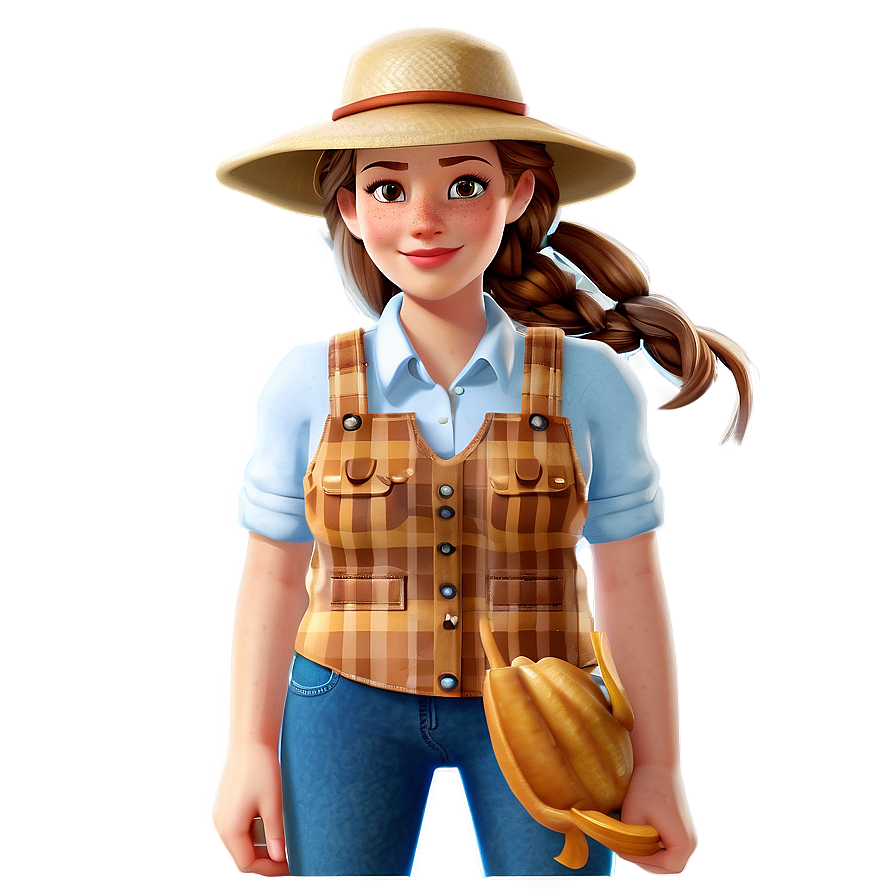 Female Farmer Character Png 35 PNG Image