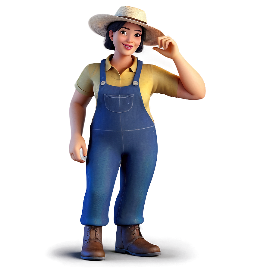 Female Farmer Character Png 58 PNG Image