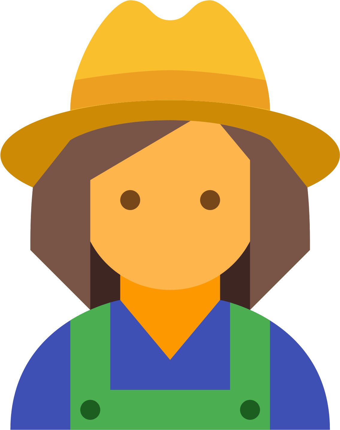 Female Farmer Emoji Icon PNG Image