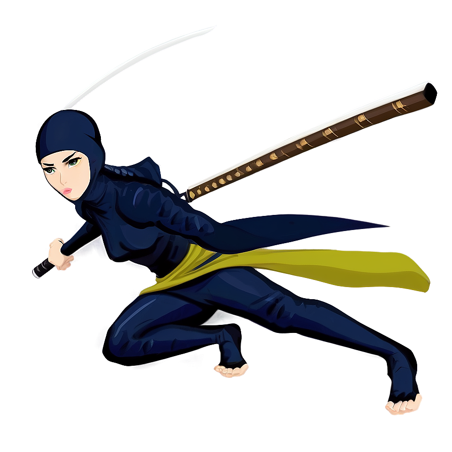 Female Ninja Png 06112024 PNG Image