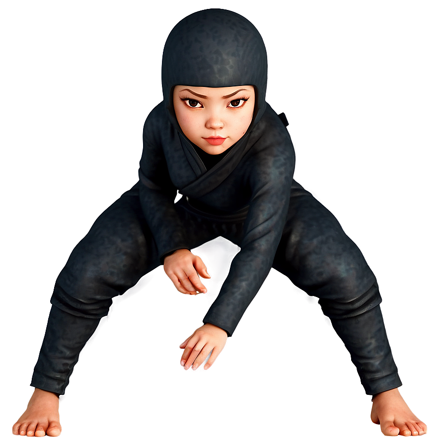 Female Ninja Png Brt PNG Image