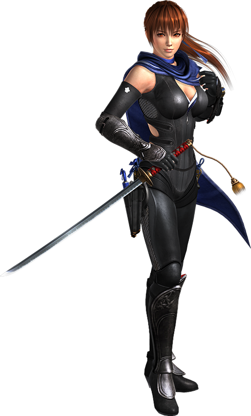 Female Ninja Warrior Character PNG Image