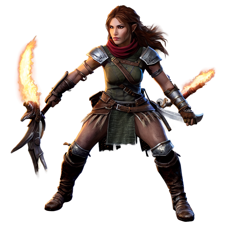 Female Rogue Warrior Png Jbl81 PNG Image