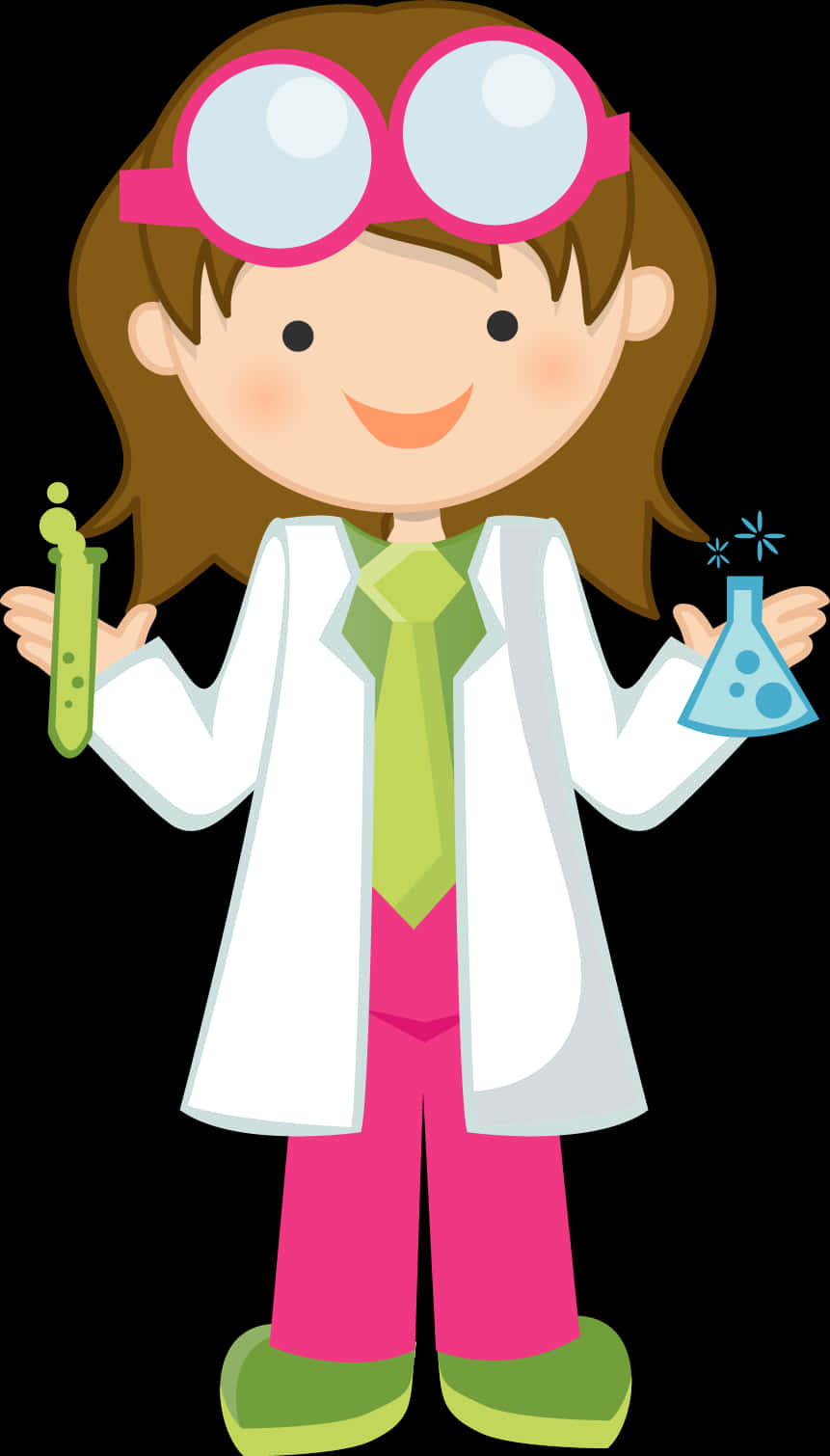 Female Science Teacher Clipart PNG Image