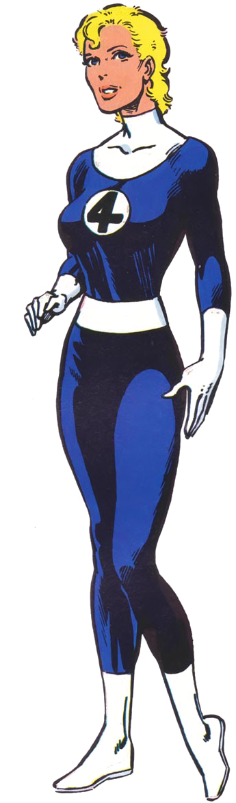 Female Superhero Blue Costume PNG Image