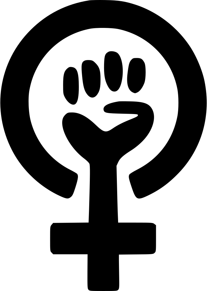 Feminist Symbolwith Fist PNG Image