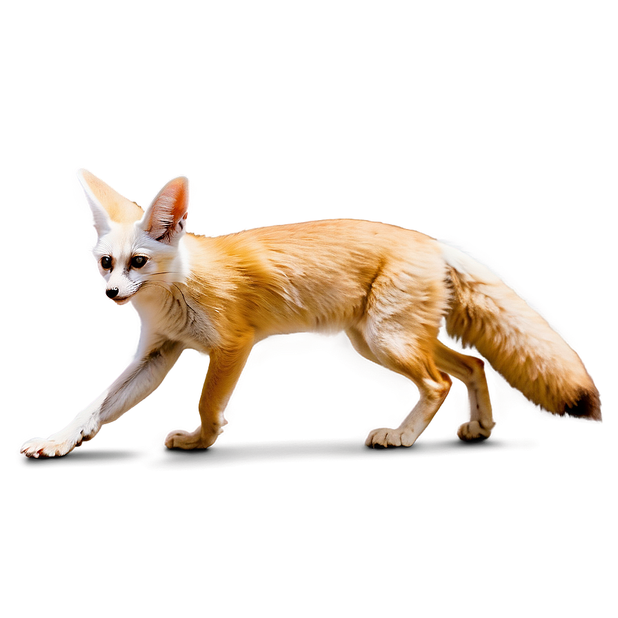 Fennec Fox In Action Pose Png Eau56 PNG Image