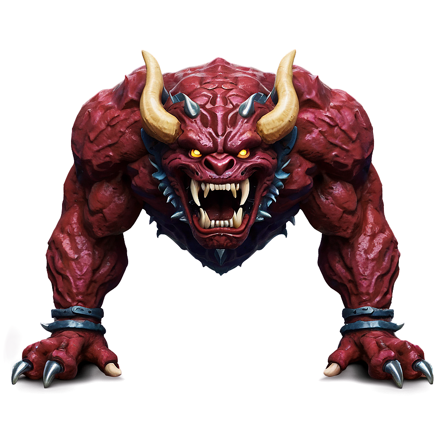 Ferocious Oni Roar Png Owo PNG Image