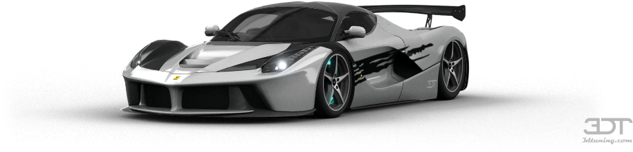 Ferrari La Ferrari Aperta Side View PNG Image