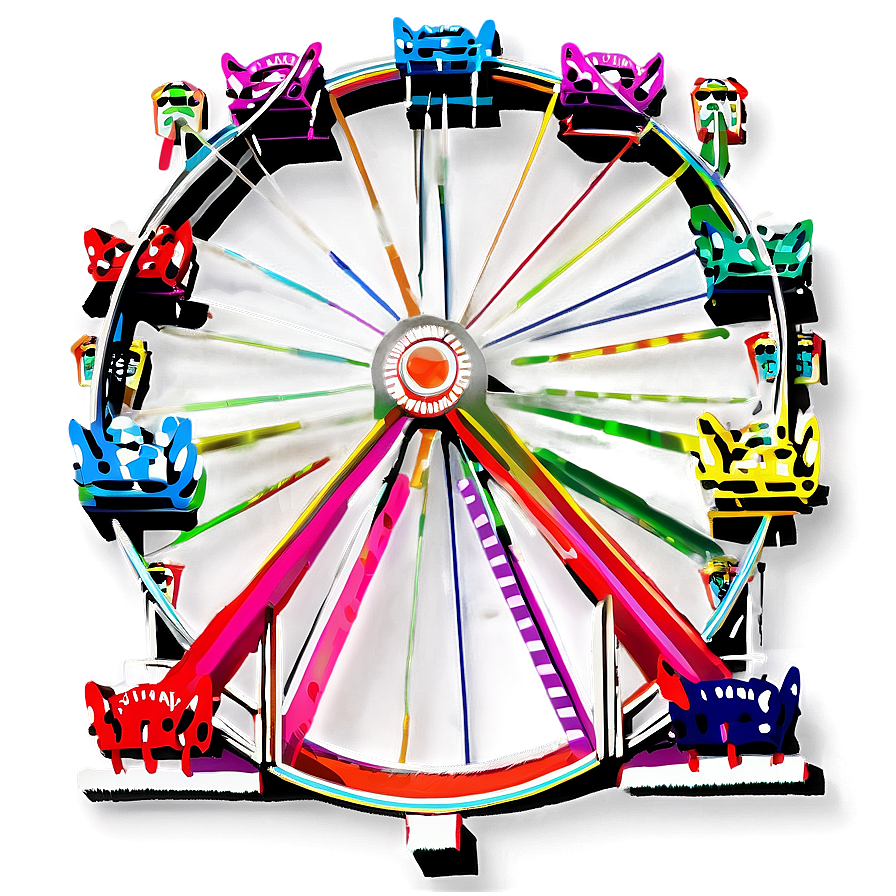 Ferris Wheel D PNG Image