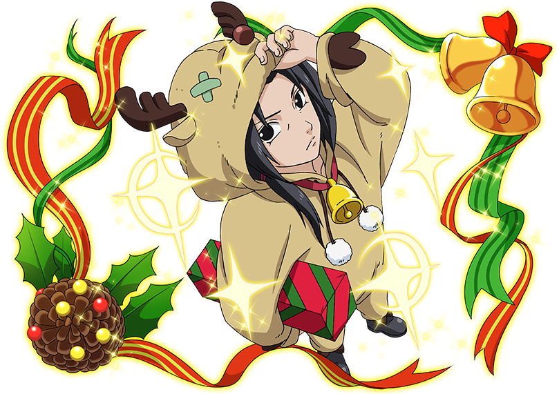 Festive Anime Character Celebration PNG Image