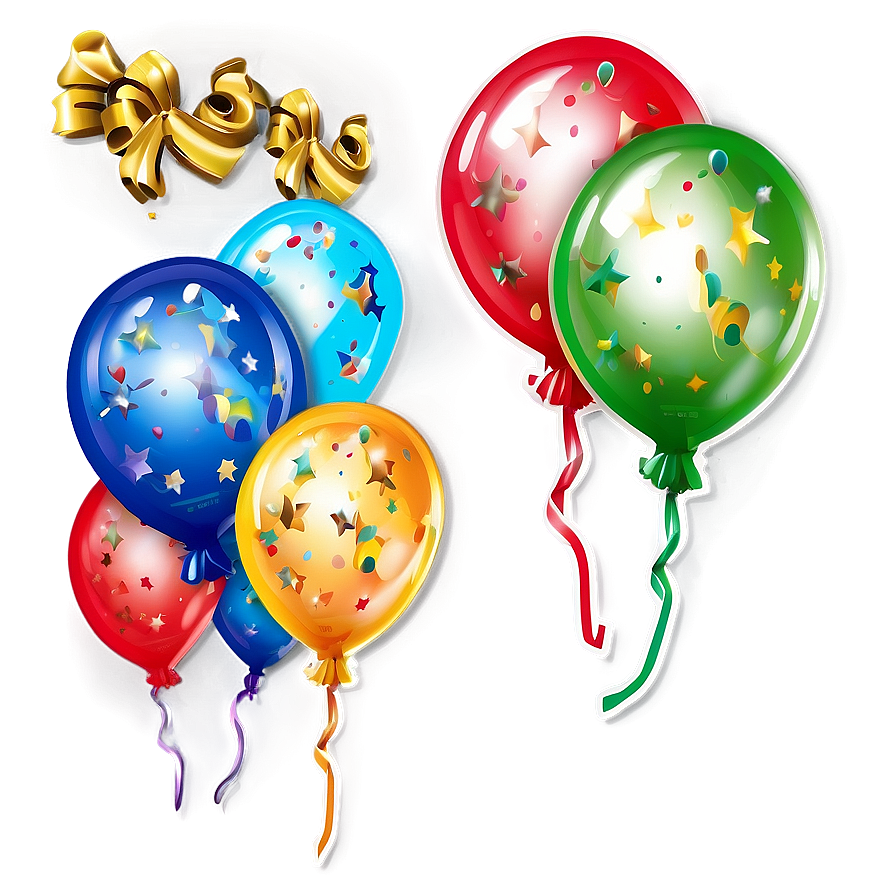 Festive Balloon Sticker Png Tks PNG Image