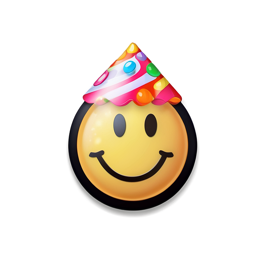 Festive Birthday Emoji Png Mpe90 PNG Image