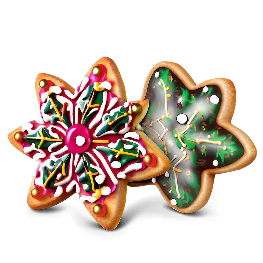 Festive Biscuit Decorations Png Rll11 PNG Image