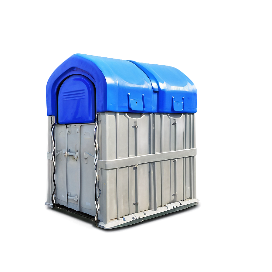 Festive Blue Porta Potty Png Fvc PNG Image