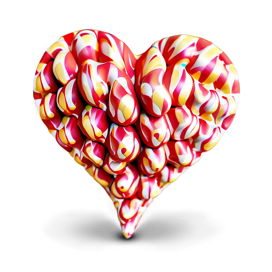 Festive Candy Heart Png Uiu PNG Image