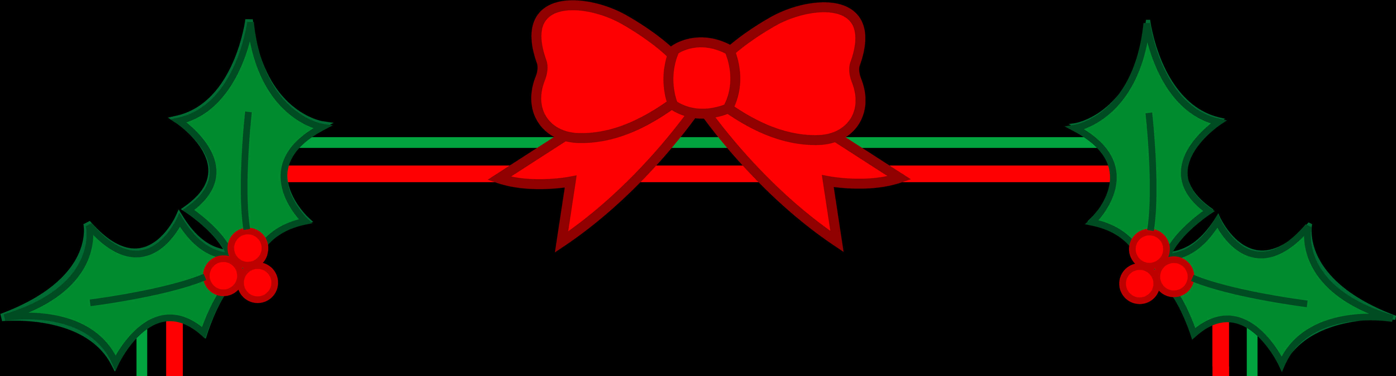 Festive Christmas Border Design PNG Image