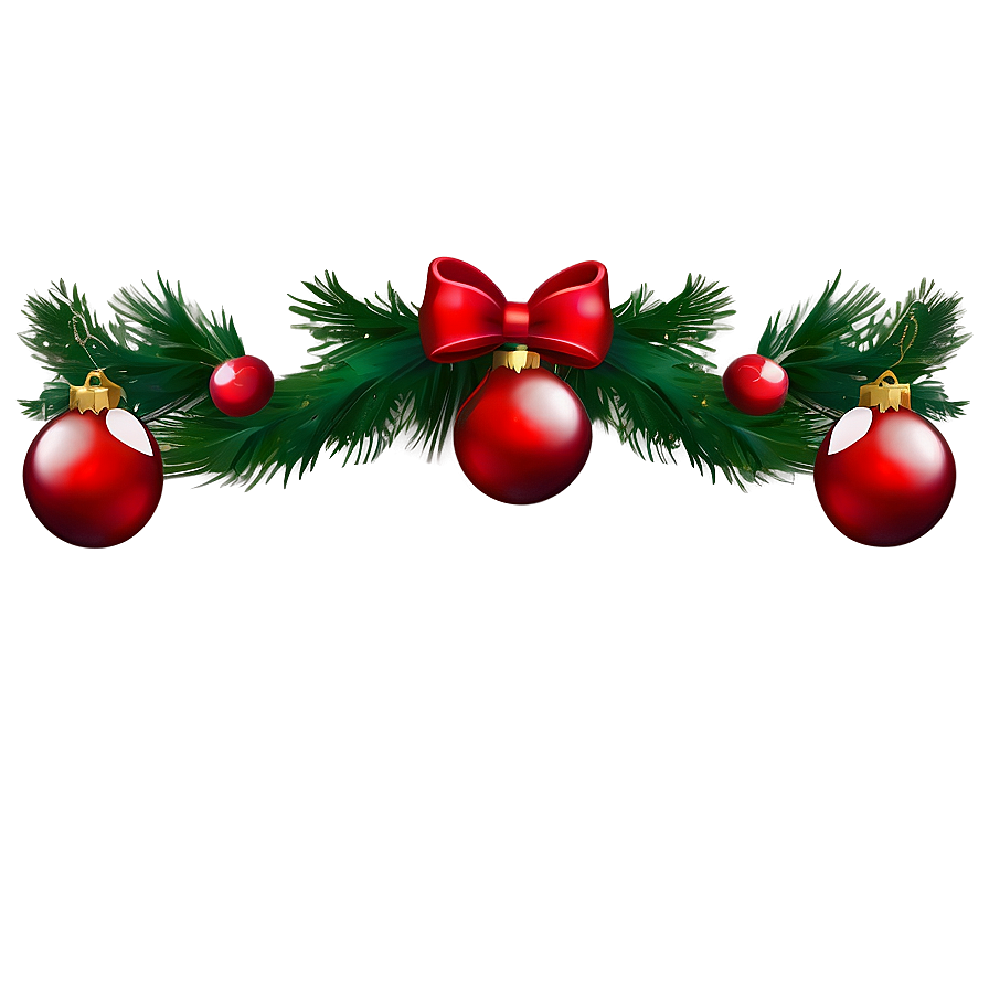 Festive Christmas Border Png 05252024 PNG Image