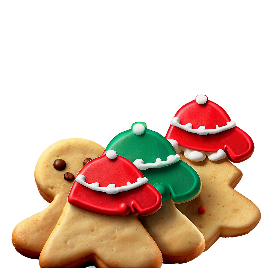 Festive Christmas Cookie Decoration Png Isl PNG Image