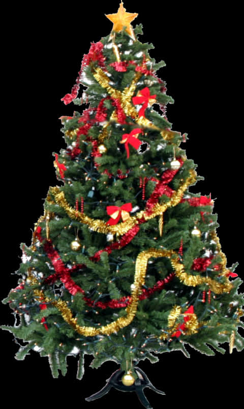 Festive Christmas Tree Decoration.jpg PNG Image