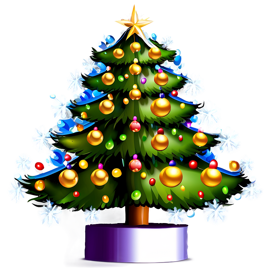 Festive Christmas Tree Png 04292024 PNG Image