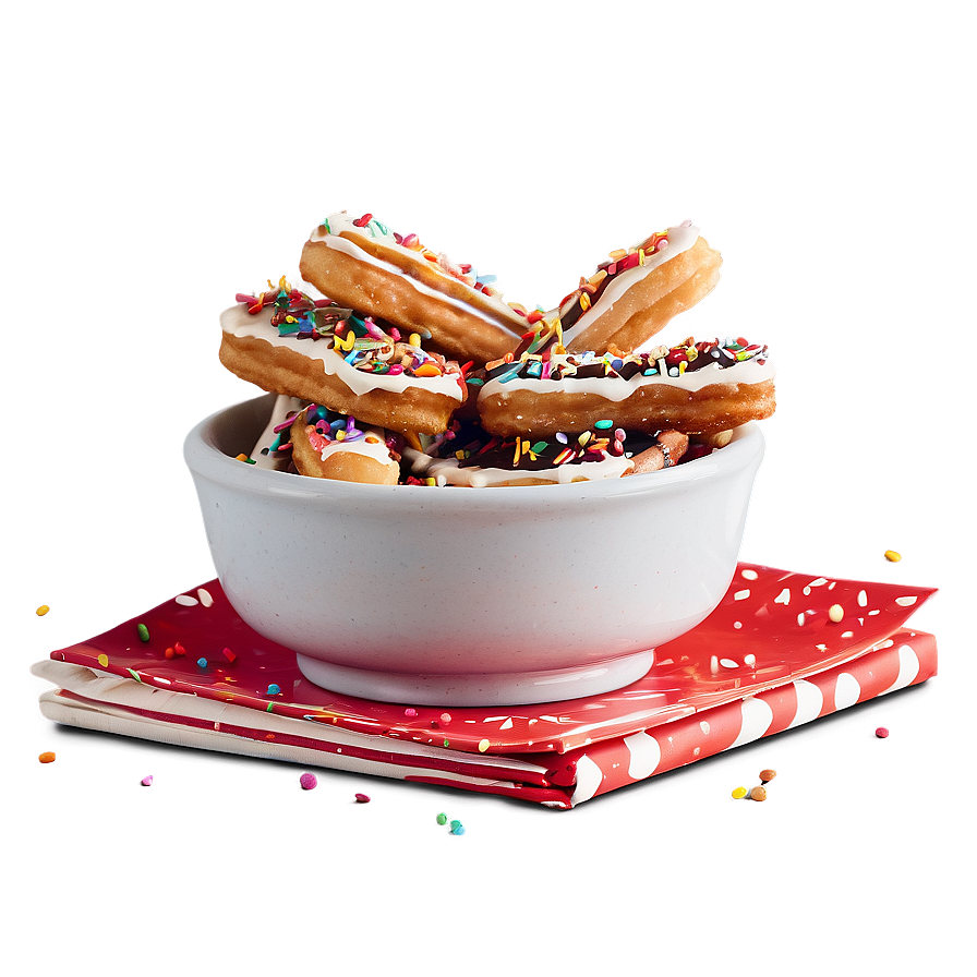 Festive Churros With Sprinkles Png 06212024 PNG Image