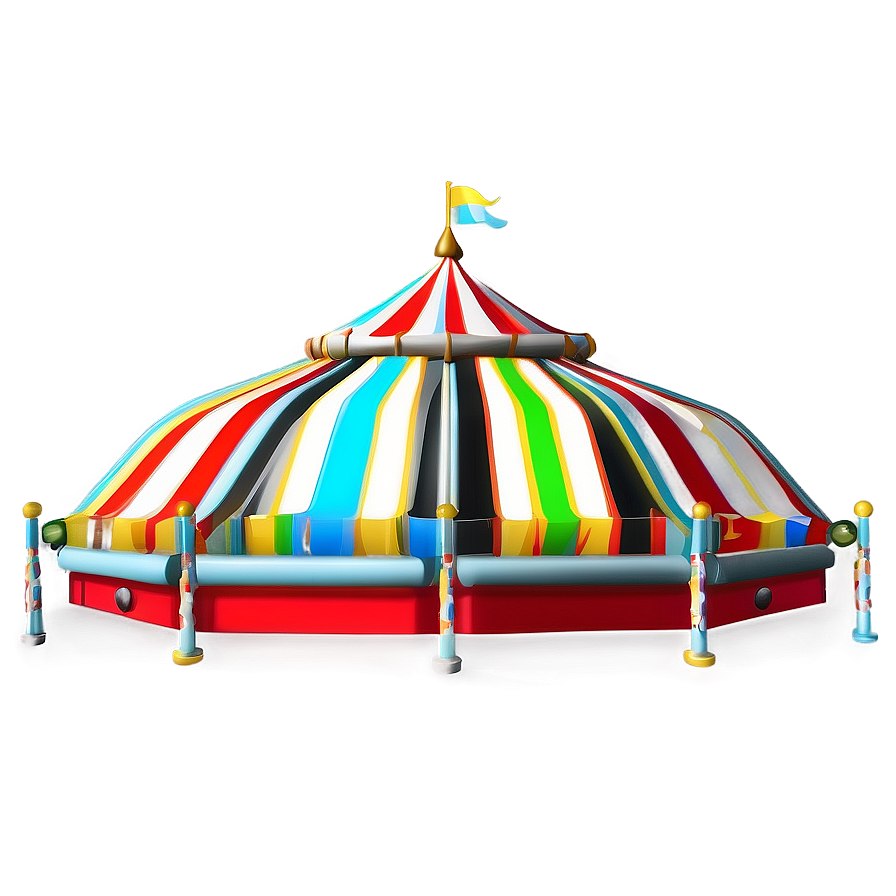 Festive Fairground Tent Png 06282024 PNG Image