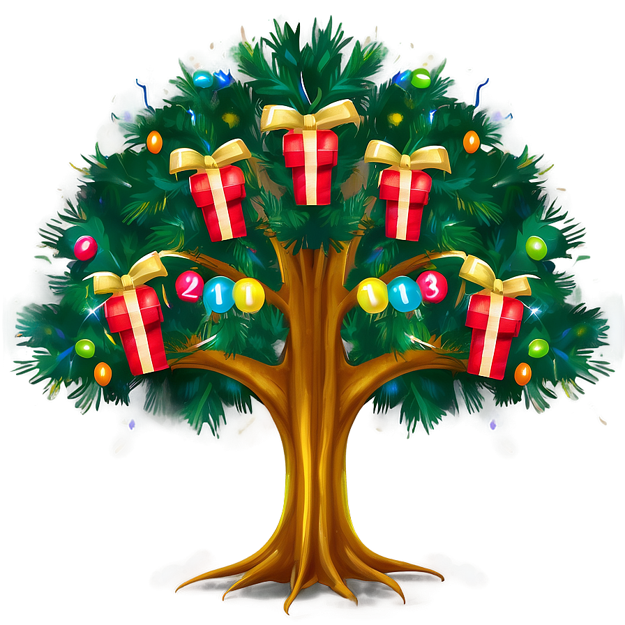 Festive Family Reunion Tree Png 90 PNG Image