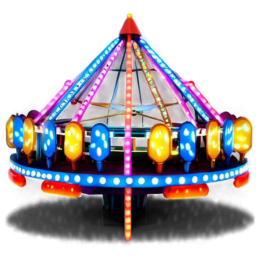 Festive Ferris Wheel With Lights Png Dmx PNG Image