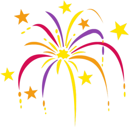 Festive Firework Illustration PNG Image