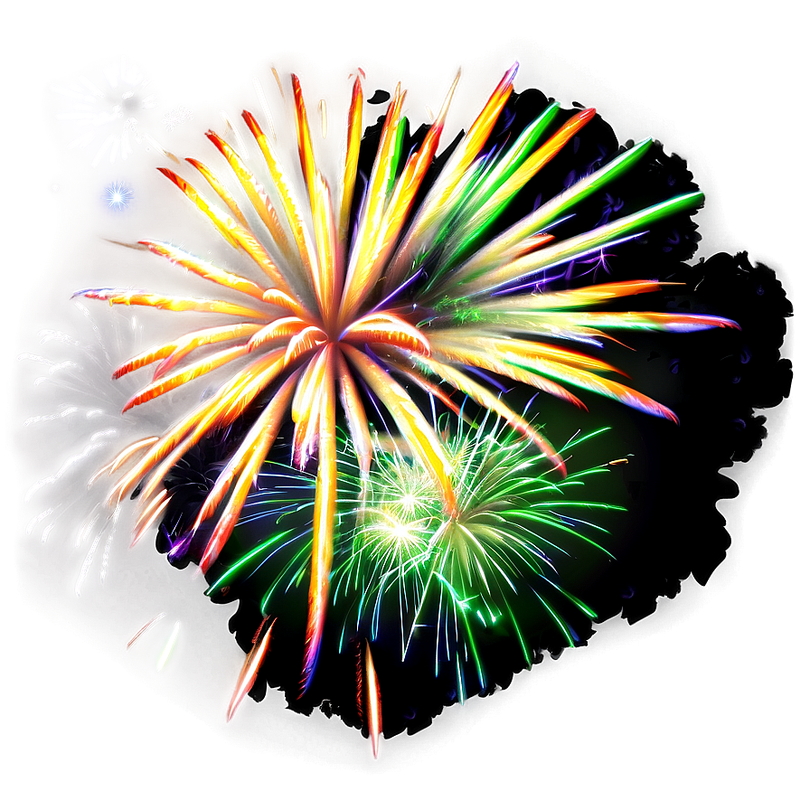 Festive Fireworks Png Rfl PNG Image