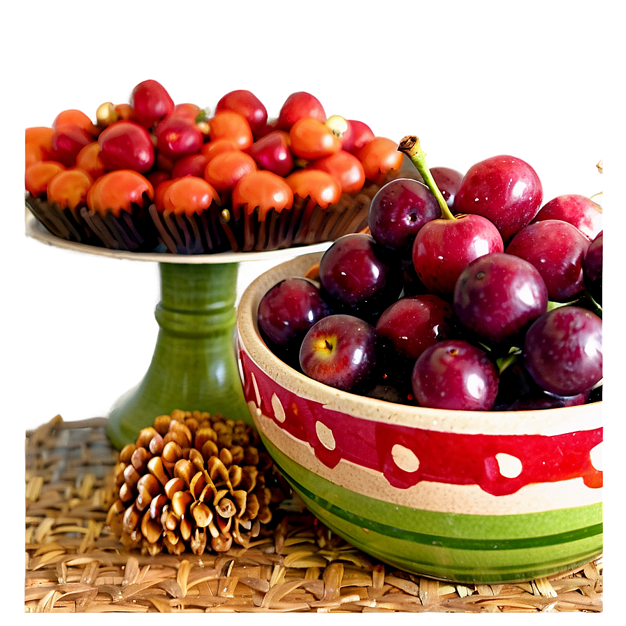 Festive Fruit Bowl Png Nvc98 PNG Image