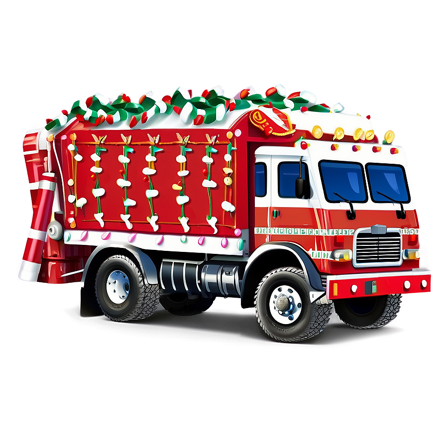 Festive Garbage Truck Png 39 PNG Image