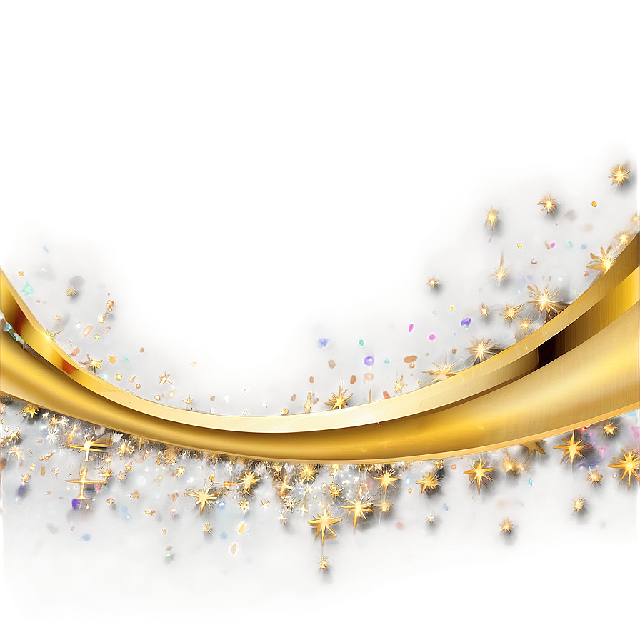 Festive Glitter Line Decoration Png Gai PNG Image