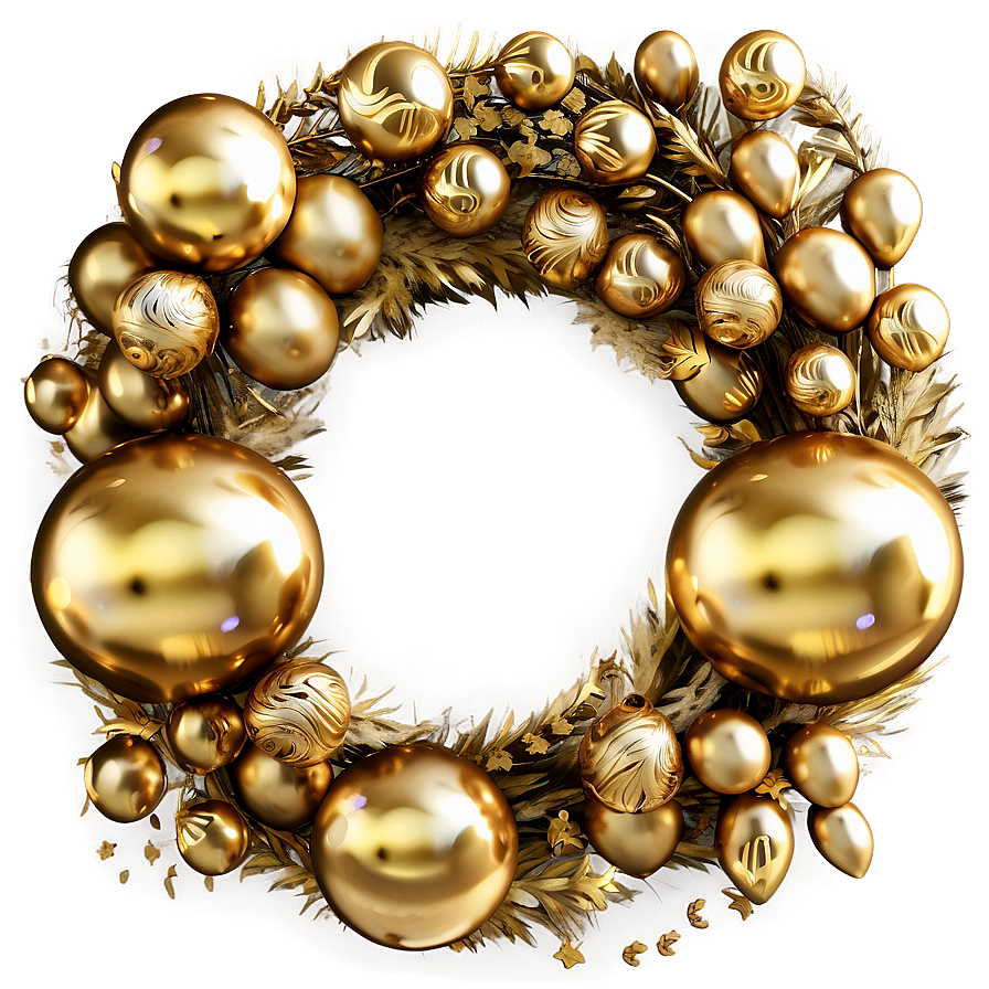 Festive Gold Accents Png Xit83 PNG Image