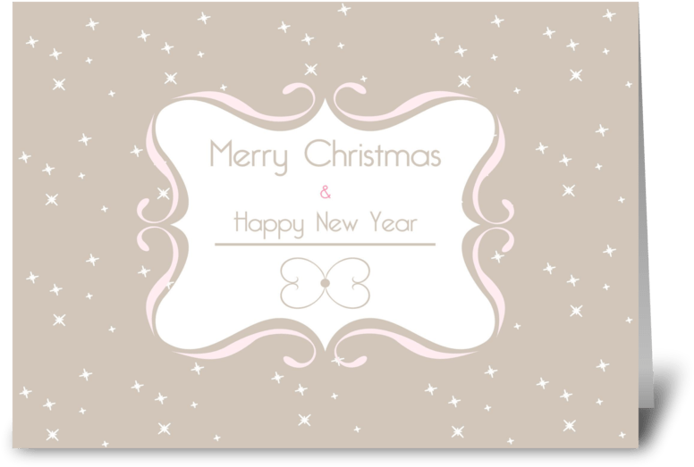 Festive Greeting Card Design PNG Image