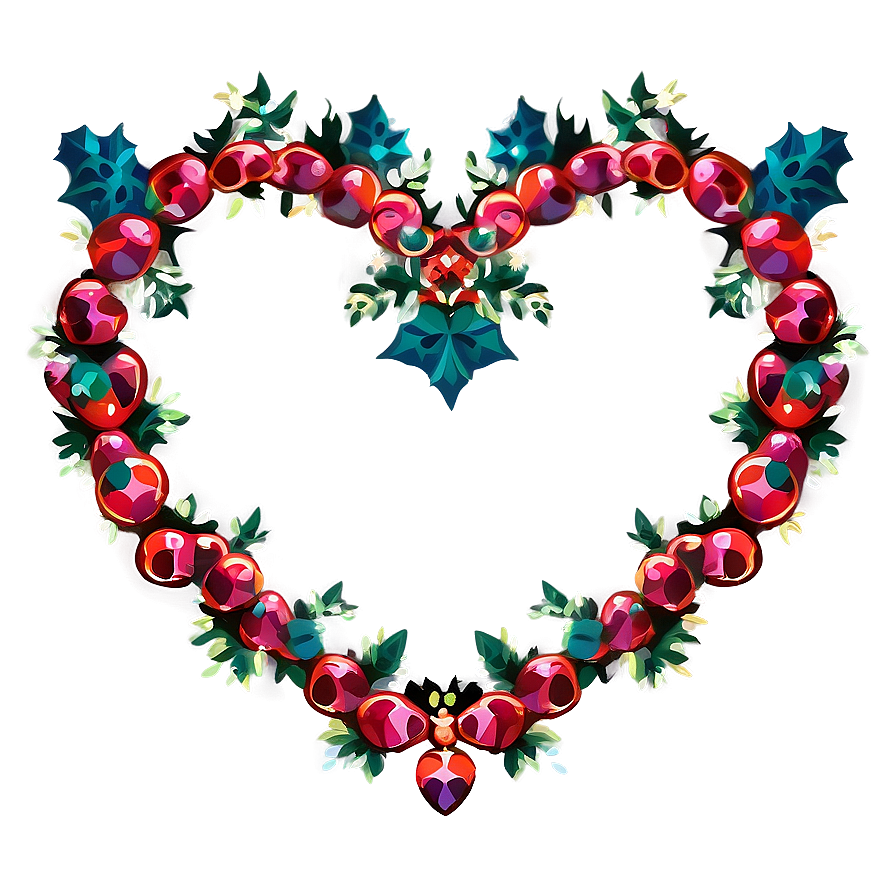 Festive Heart Border Png 54 PNG Image