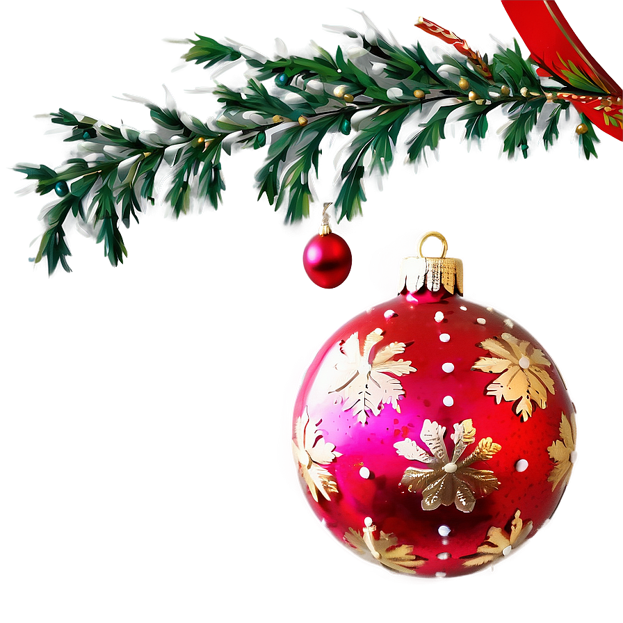 Festive Holiday Decorations Picture Png Wau85 PNG Image