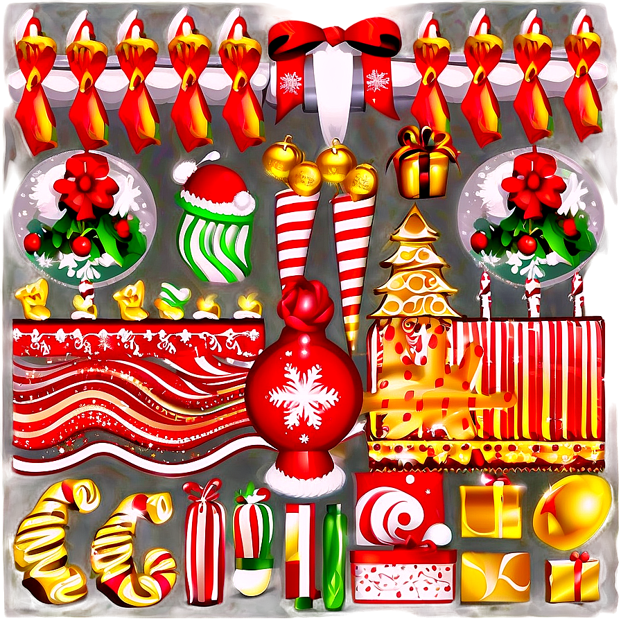 Festive Holiday Graphic Design Png 05242024 PNG Image