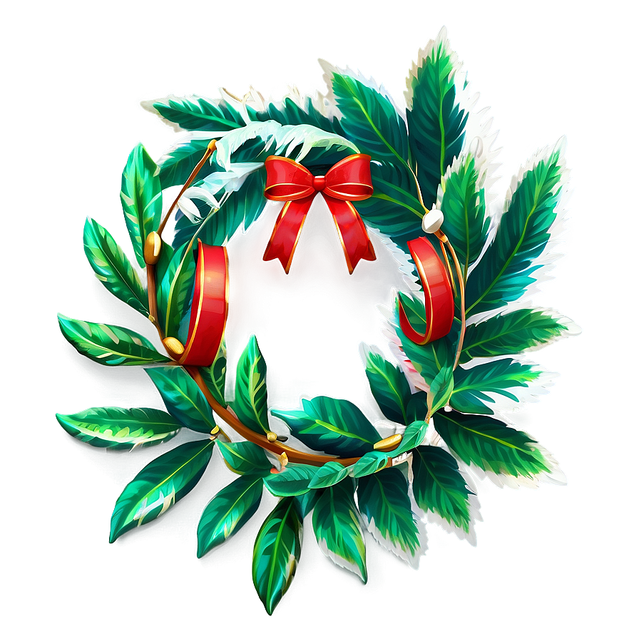 Festive Laurel Decoration Png Nmh PNG Image