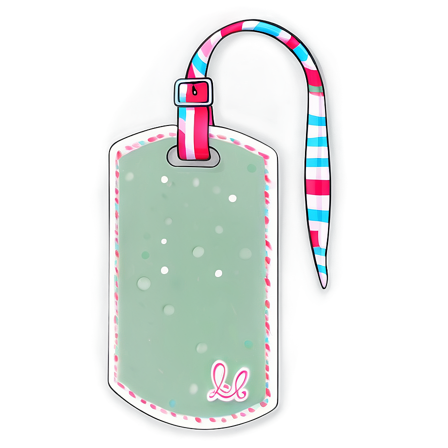 Festive Luggage Tag Png 06292024 PNG Image