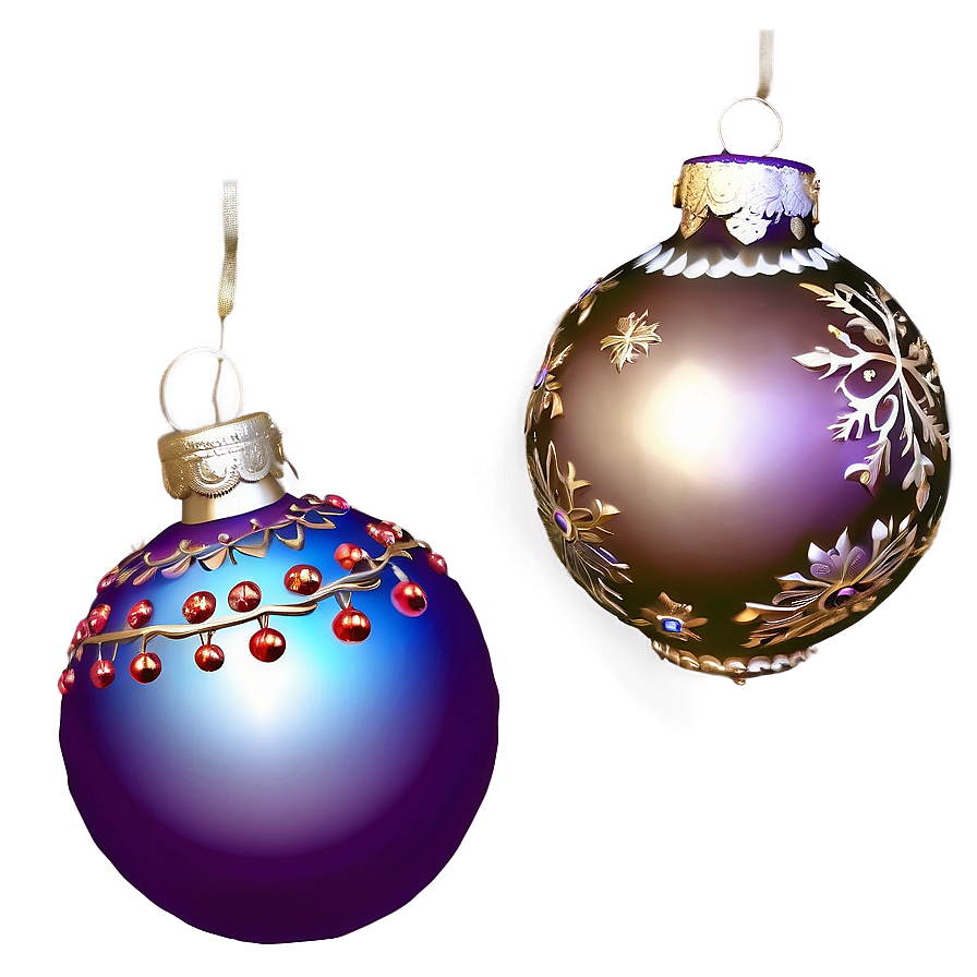 Festive Ornaments Png Hqk2 PNG Image