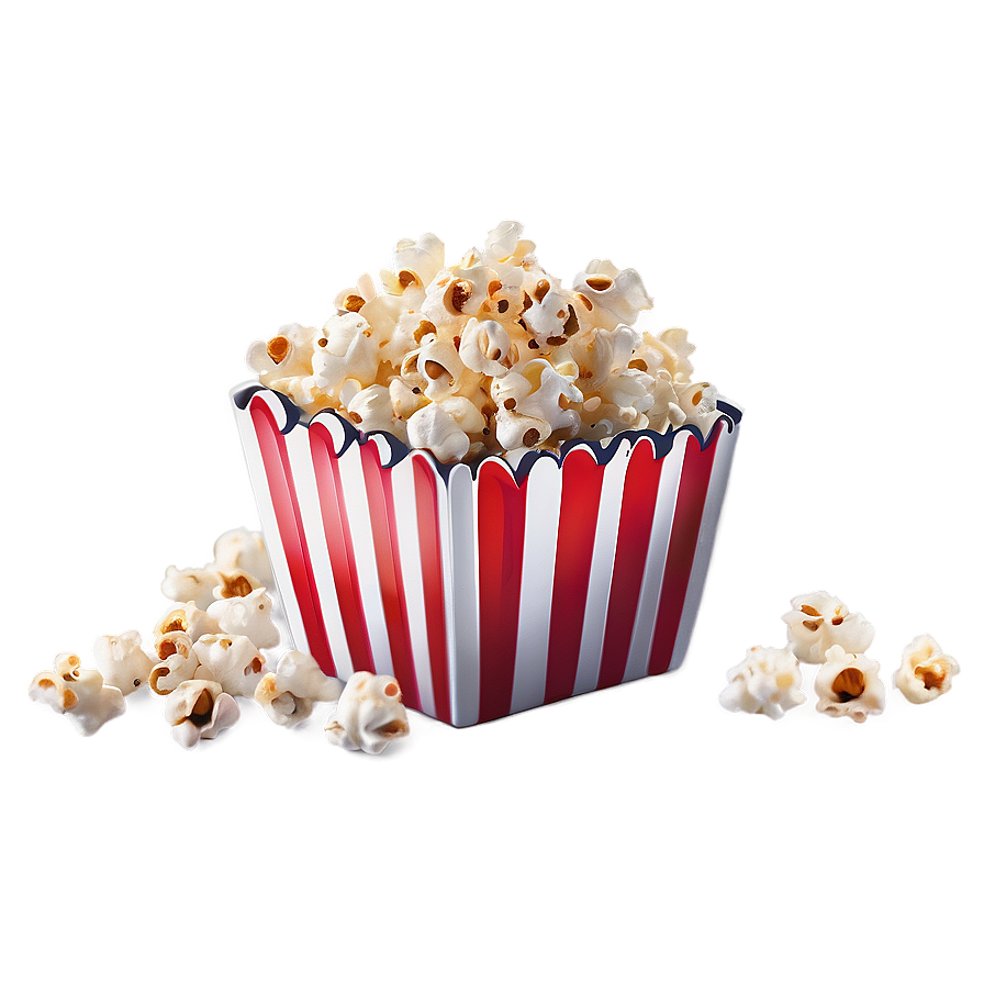 Festive Popcorn Png Cmd51 PNG Image