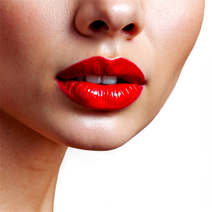 Festive Red Lips Png 95 PNG Image