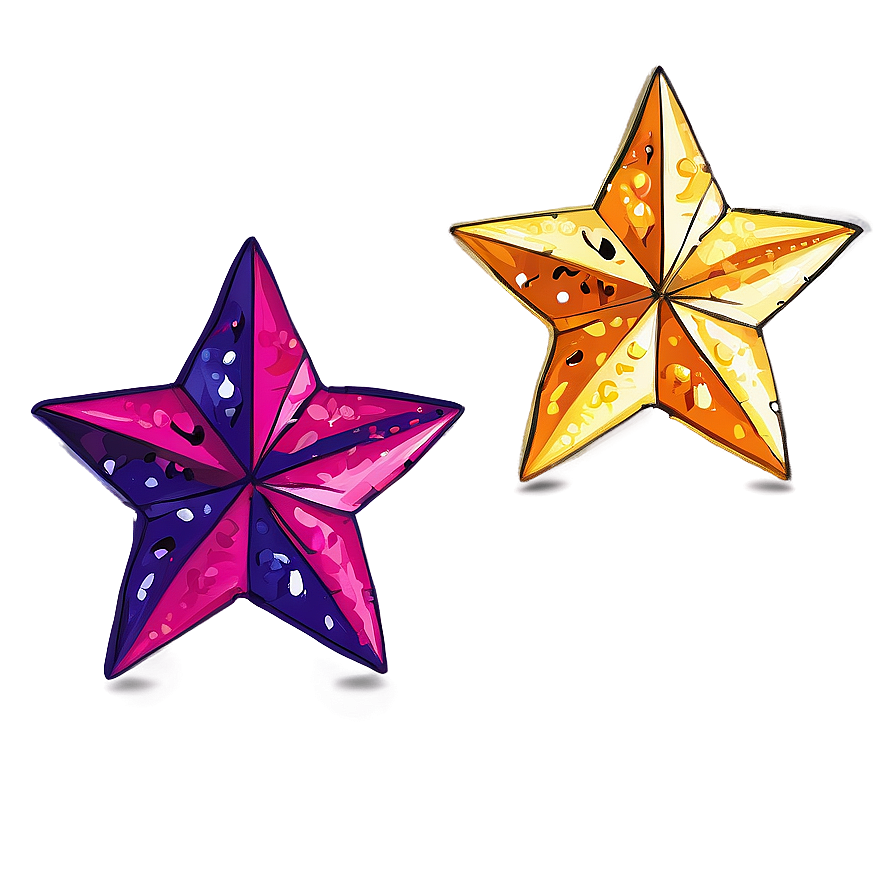 Festive Star Outline Png Mlk95 PNG Image