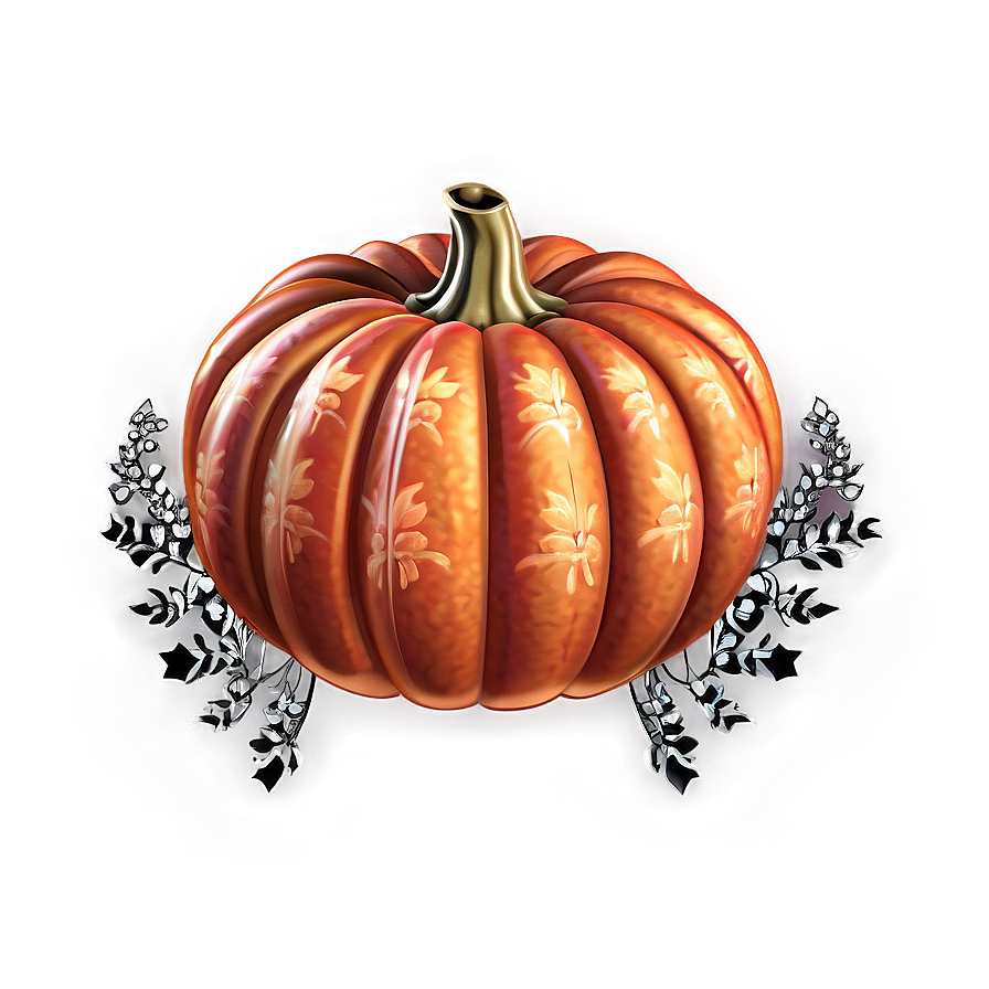 Festive Thanksgiving Pumpkin Png 05242024 PNG Image