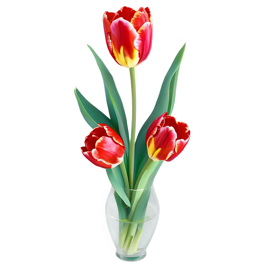 Festive Tulips Arrangement Png 05242024 PNG Image