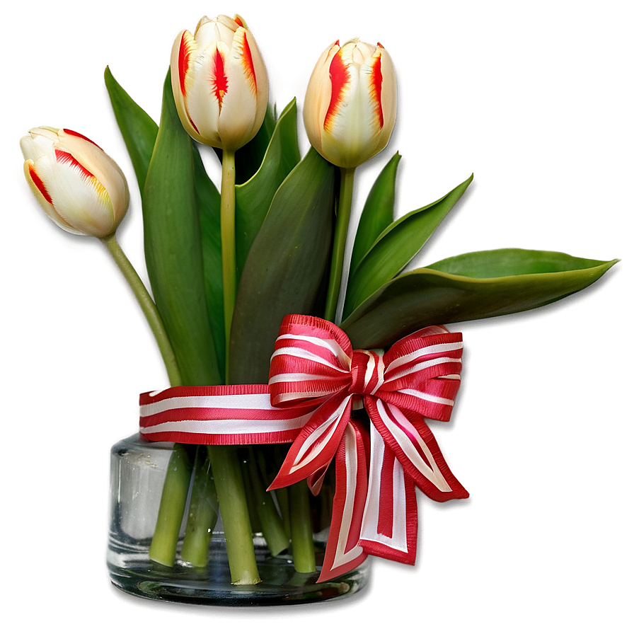 Festive Tulips Arrangement Png Sbv37 PNG Image